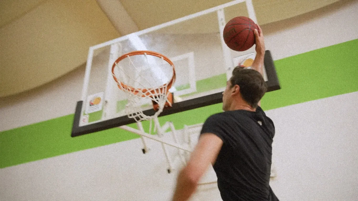 Nick Playing Basketball